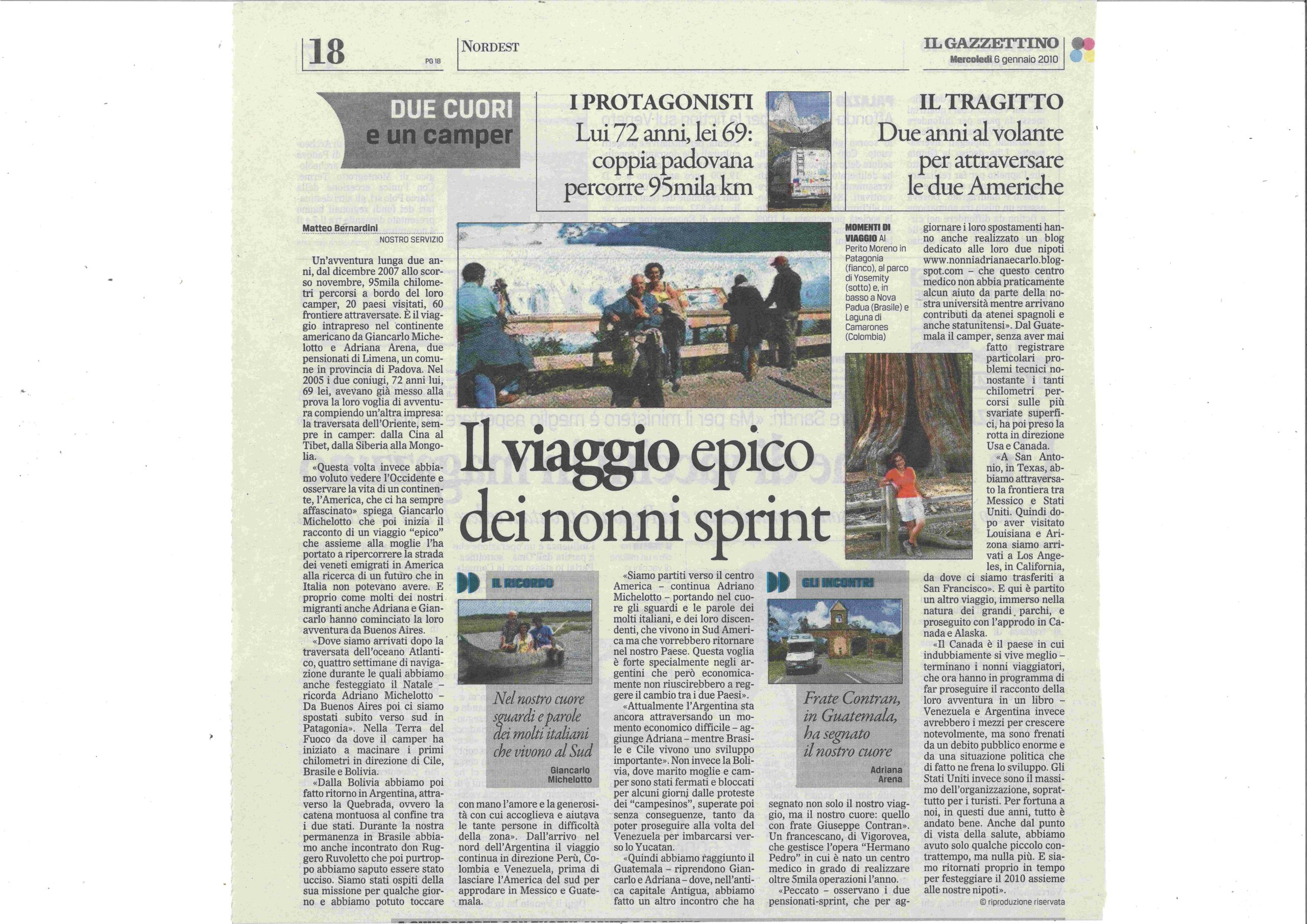 gazzettino fine viaggio